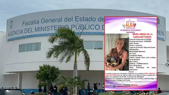 De acuerdo con la ficha de localización del Protocolo Alba, la joven vestía blusa azul con blanco, falda negra con figuras de hongos y sandalias violetas