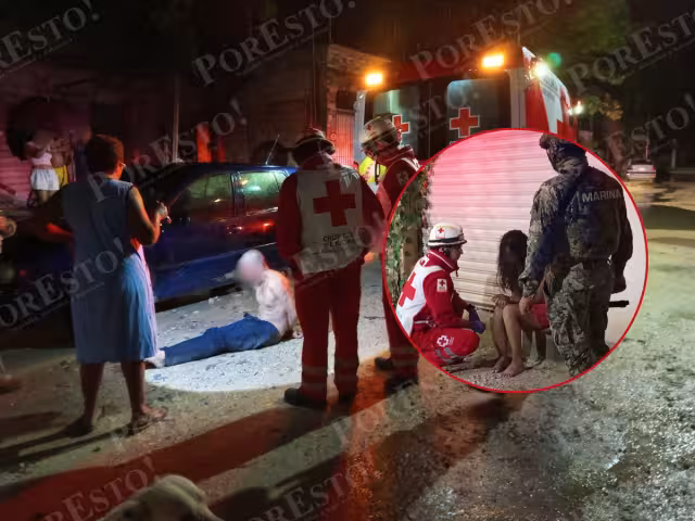 Paramédicos y elementos acudieron al sitio tras recibir el reporte de lo sucedido