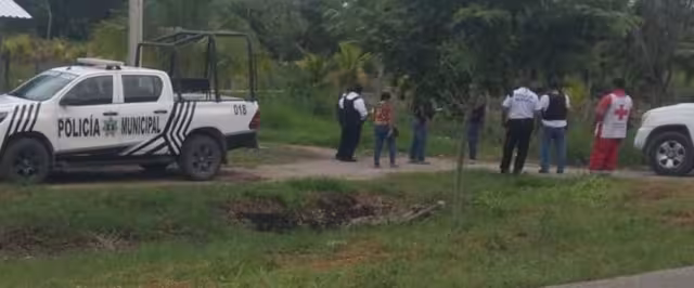 Policías acordonaron el área en Champotón