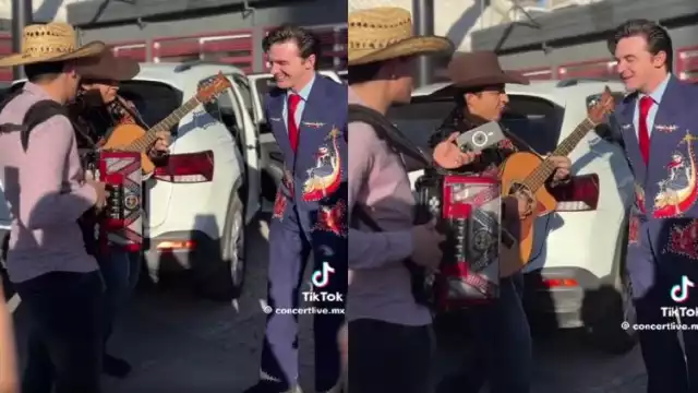 Fans interceptaron al cantante a la salida de un restaurante