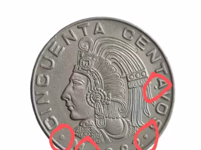 Moneda de 50 centavos vale casi medio millón de pesos