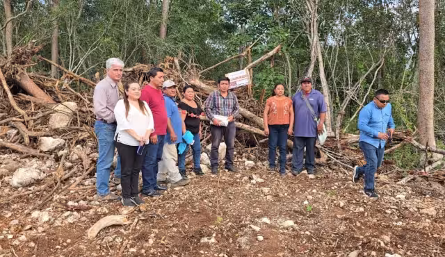 El Consejo Comunitario de Kinchil denuncia que la empresa sigue trabajando en un predio clausurado