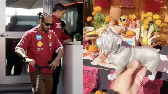 La ofrenda del GP de México con un querido personaje La ofrenda del GP de México con un querido personaje