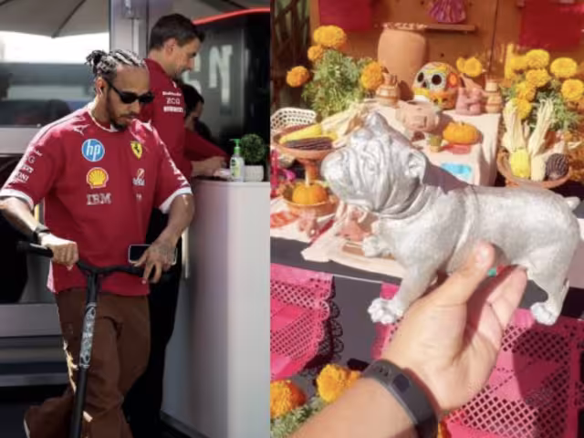 La ofrenda del GP de México con un querido personaje