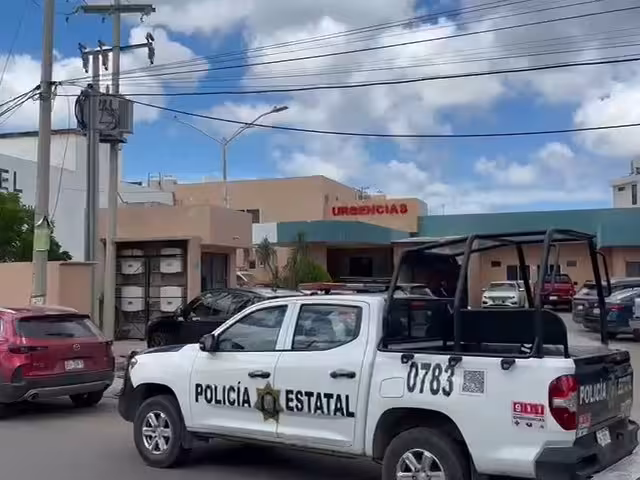 Intensa movilización por falsa alarma de asalto en clínica Colosio, en Campeche