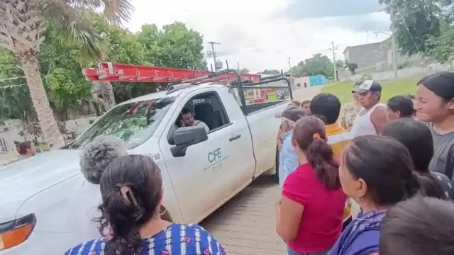 En San Juan Bautista Sahcabchén una camioneta quedó como garantía para liberar al titular de la Comisión