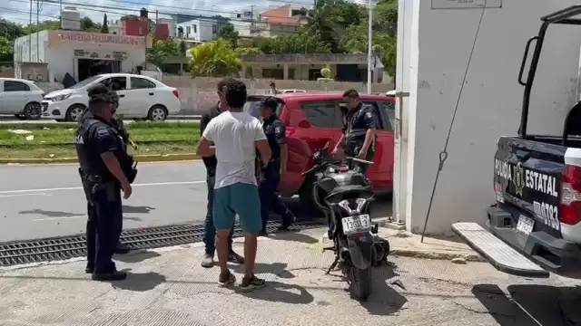 Motociclista lesionado tras choque en el barrio de San José, en Campeche