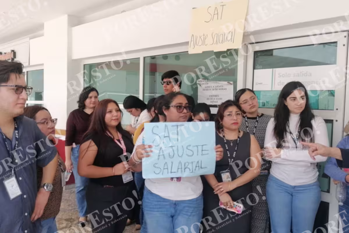 Trabajadores del SAT realizan paro y bloqueos en CDMX este 11 de ...