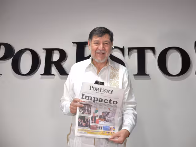 El Presidente de la Cámara de Senadores, Gerardo Fernández Noroña, visitó Por Esto! para hablar sobre las Asambleas Informativas de la Reforma al Poder Judicial