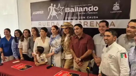 La Canaco Servytur Campeche anunció el evento con causa “Bailando con los Famosos”.