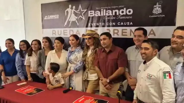 La Canaco Servytur Campeche anunció el evento con causa “Bailando con los Famosos”.