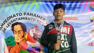 Tres campechanos rumbo al Mundial Juvenil de Levantamiento de Pesas en Perú