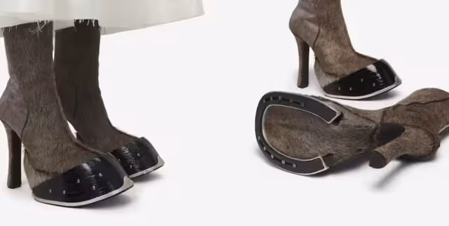 Estas son las famosas botas de pezuña que valen más de 50 mil pesos mexicanos