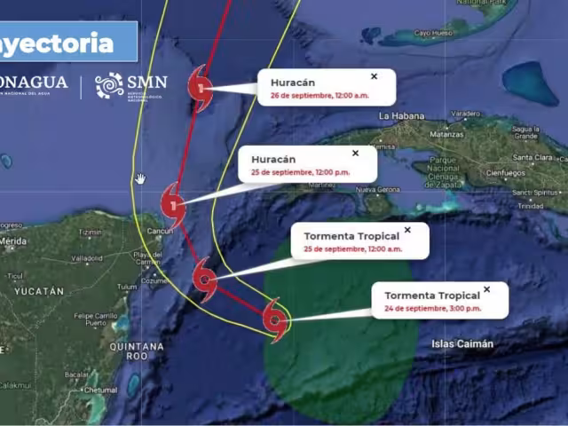 Helene se aproxima a las costas de Quintana Roo, con vientos y lluvias fuertes.
