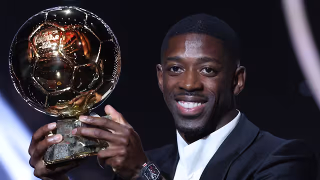 Dembelé superó a Yamal para ganar el Balón de Oro 2025.