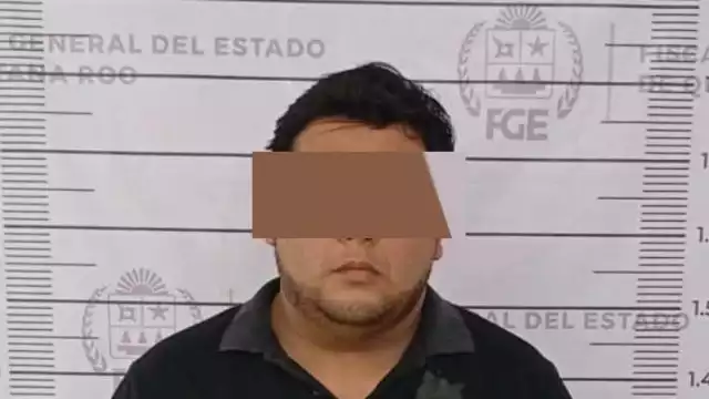 Antonio N de 36 años originario de Veracruz señalado como presunto miembro de una célula criminal activa en la Riviera Maya