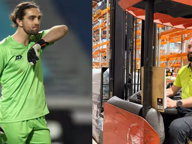 El arquero que tiene doble vida laboral