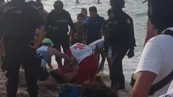 Agentes acudieron al llamado de emergencia en Progreso