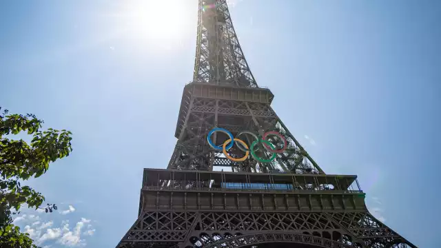 Los aros olímpicos en París