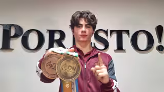 Aizen Baulch, el “Bruce Lee yucateco” que conquistó el karate con oro y bronce en la Olimpiada Nacional