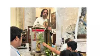 Cancelan llegada de reliquias de San Judas Tadeo en Yucatán por el Huracán Miltón