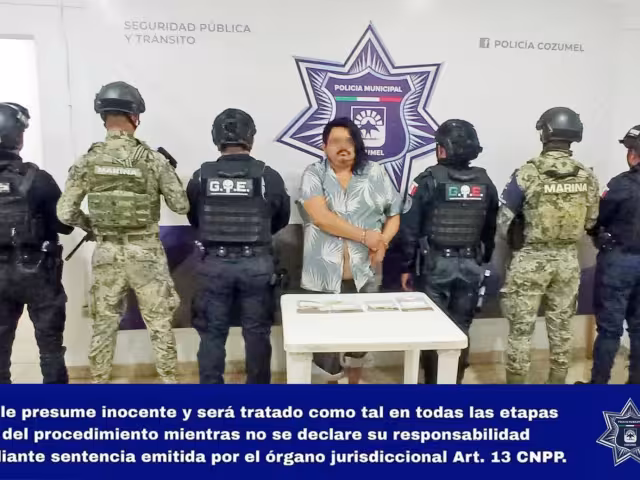 El detenido fue trasladado a las instalaciones de la cárcel preventiva