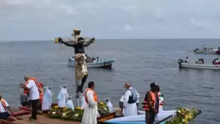 Campeche: ¿Cuándo será el paseo por  mar del Cristo Negro de San Román?