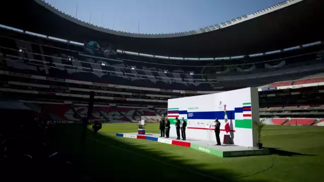 El estadio Azteca previo a su remodelación