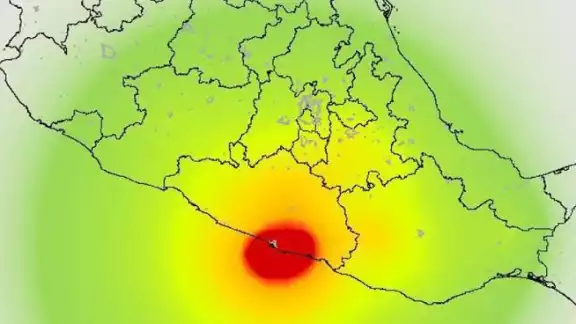 Un sismo preliminar de magnitud 5.4, ocurrió a Suroeste de Acapulco.Guerrero Un sismo preliminar de magnitud 5.4, ocurrió a Suroeste de Acapulco.Guerrero
