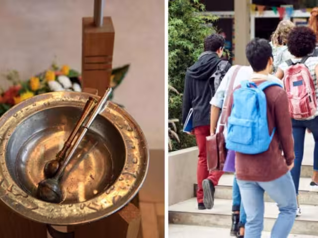 Con esta bendición ayudan a que alumnos tengan un buen ciclo escolar