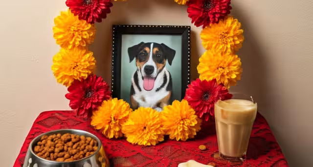 Esto es lo que debes colocar en el altar de Día de Muertos para tu mascota