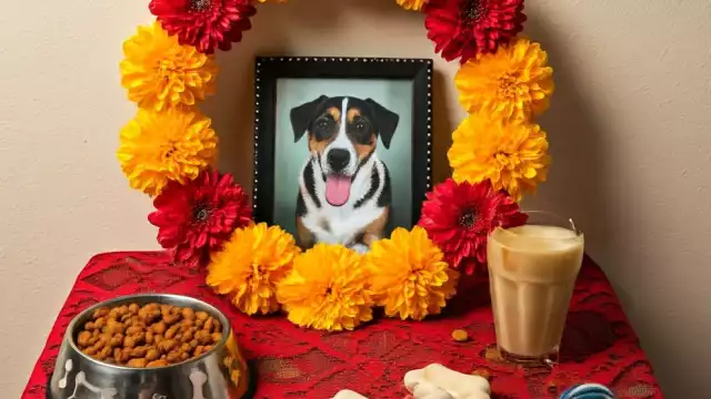 Esto es lo que debes colocar en el altar de Día de Muertos para tu mascota