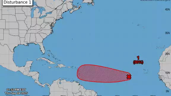 Alerta en el Atlántico: Posible Ciclón Gabrielle ya tiene 90% de probabilidad; ¿qué significa para Campeche? Alerta en el Atlántico: Posible Ciclón Gabrielle ya tiene 90% de probabilidad; ¿qué significa para Campeche?