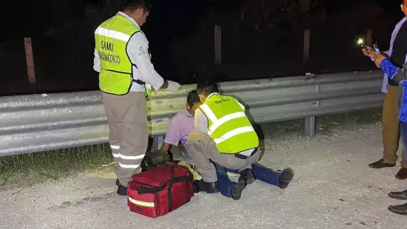 Motociclista lesionado por circular en estado de ebriedad Motociclista lesionado por circular en estado de ebriedad