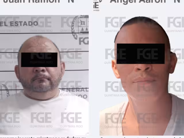 Además de la detención de los dos hombres, se aseguraron dos taxis