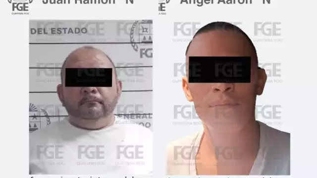 Además de la detención de los dos hombres, se aseguraron dos taxis