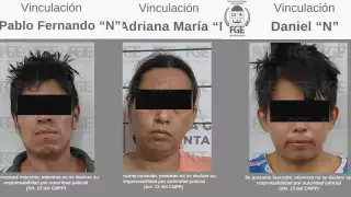 Dos hombres y una mujer son detenidos por homicidio de un hombre en Cancún 