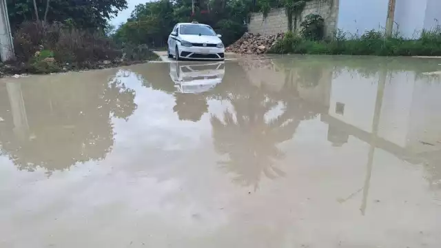 Los encharcamientos afectaron el acceso de vehículos en varias zonas