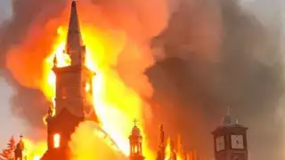 Prenden fuego a iglesia evangélica en Oaxaca por negarse a pagar cooperación para fiesta patronal 