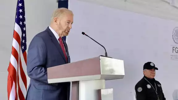 El Embajador Ronald Johnson expresó su admiración y agradecimiento a la presidenta Sheinbaum. El Embajador Ronald Johnson expresó su admiración y agradecimiento a la presidenta Sheinbaum.