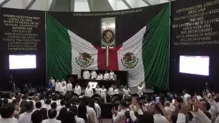 Magistrados y jueces protestan del nuevo Poder Judicial en Quintana Roo