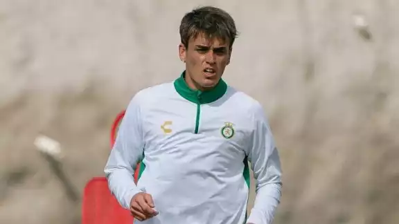 El jugador uruguayo de León. El jugador uruguayo de León.
