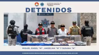 Capturan a red de extorsionadores  en Cancún; exigían hasta  75 mil pesos a sus víctimas 