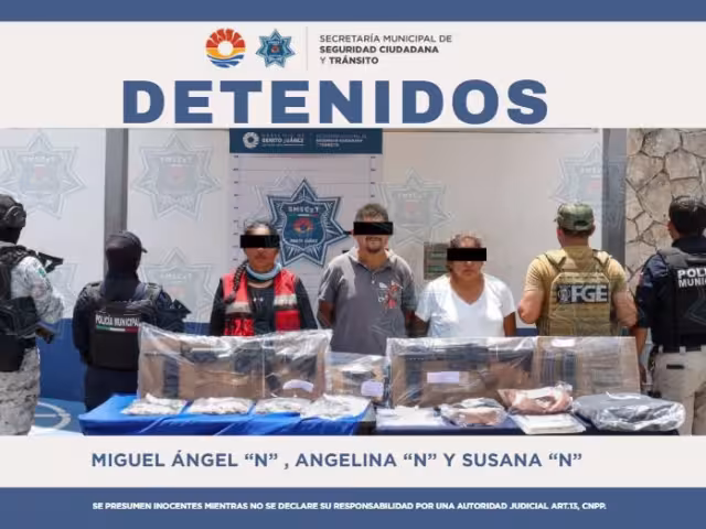 La investigación reveló el grupo operaba bajo un esquema itinerante en zonas de Cancún