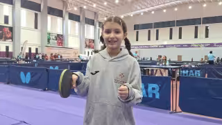 La yucateca Lucía González de Gante destacó el amor que siente por el tenis de mesa
