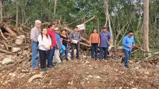 El Consejo Comunitario de Kinchil denuncia que la empresa sigue trabajando en un predio clausurado