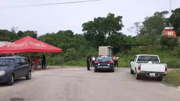 En este municipio se colocaron varios puntos de revisión