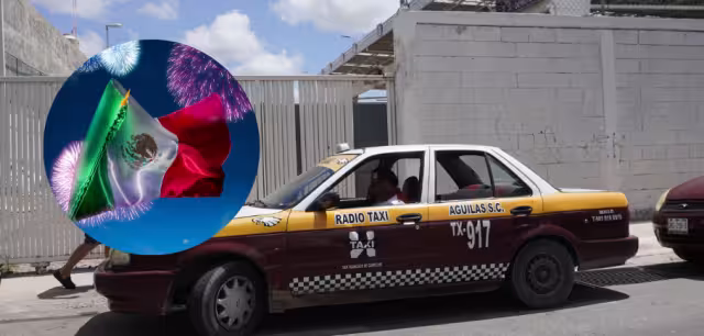 Taxis de Campeche trabajarán toda la noche del 15 de septiembre