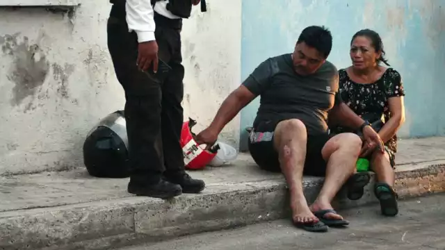 La pareja fue auxiliada por paramédicos en Campeche