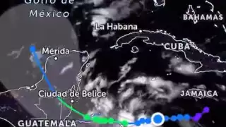 Tormenta Tropical Sara,  deja lluvias en Campeche